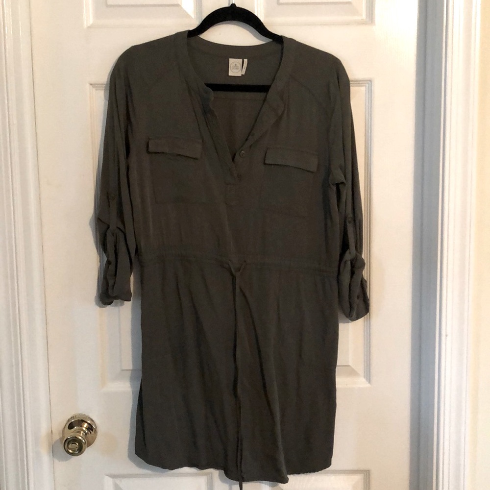 Paper Crane military style dress